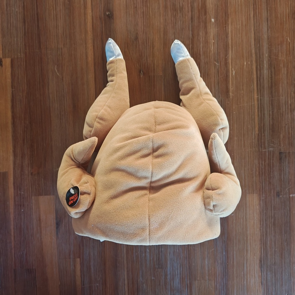 Dan Dee‎ Plush Turkey Hat Animated Singing & Moving Thanksgiving Snapback TESTED